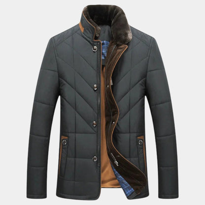 Men’s Padded Jacket With Zip Fastening
