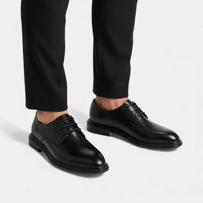 Men’s Patent Derby Shoes With Laces