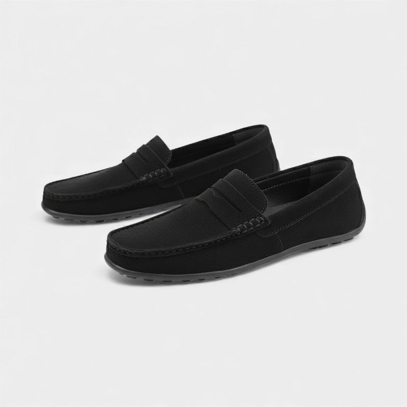 Men’s Suede Loafers With Slip On Style