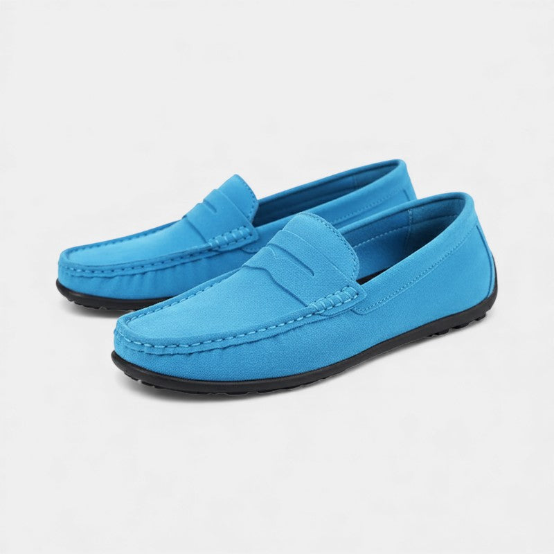 Men’s Suede Loafers With Slip On Style