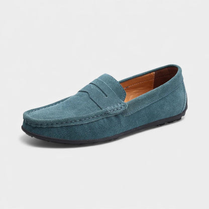 Men’s Suede Loafers With Slip On Style