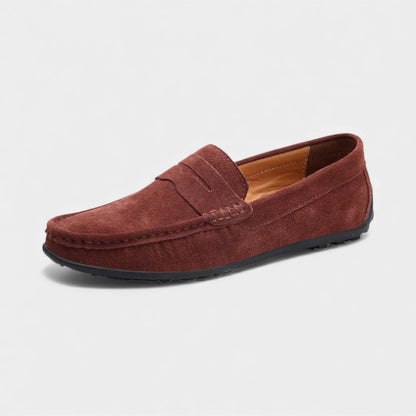 Men’s Suede Loafers With Slip On Style