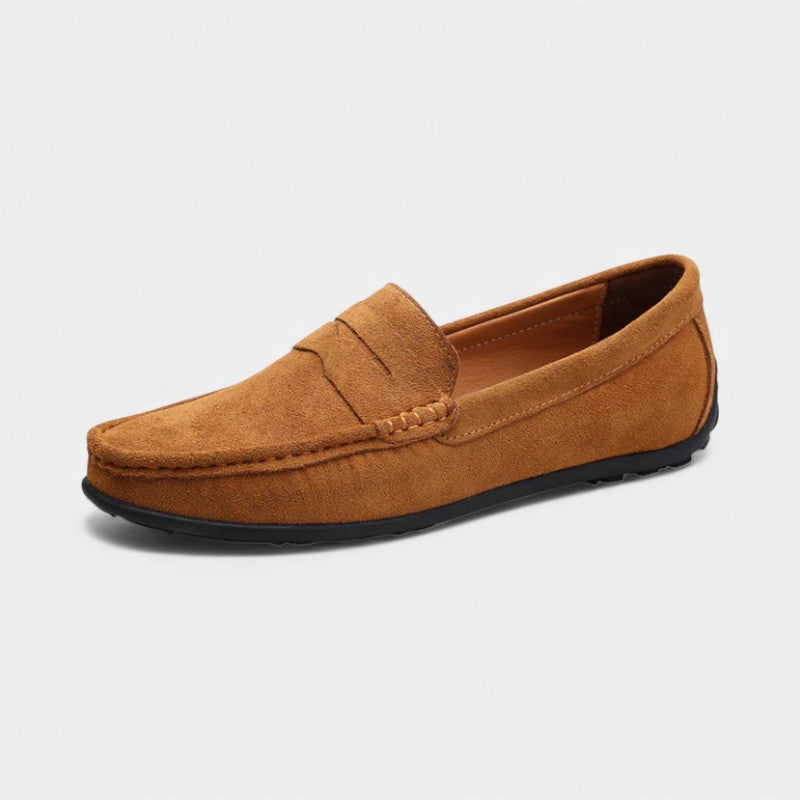 Men’s Suede Loafers With Slip On Style