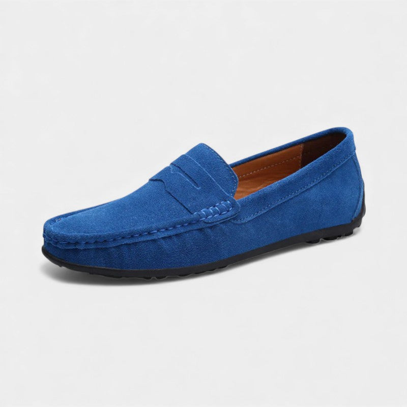 Men’s Suede Loafers With Slip On Style