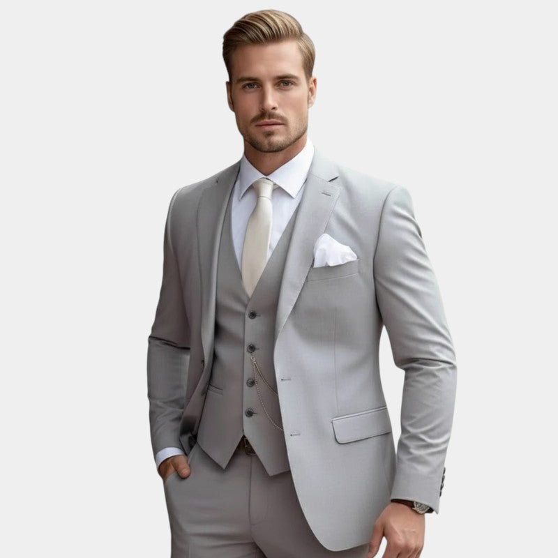 Men’s Suit Blazer With Waistcoat Detail