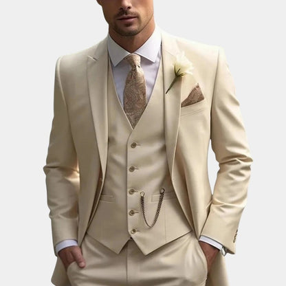 Men’s Suit Blazer With Waistcoat Detail