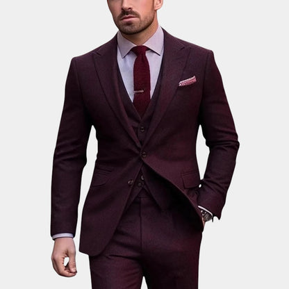 Men’s Suit Blazer With Waistcoat Detail