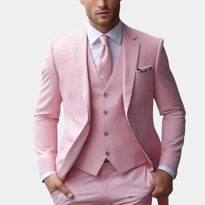 Men’s Suit Blazer With Waistcoat Detail