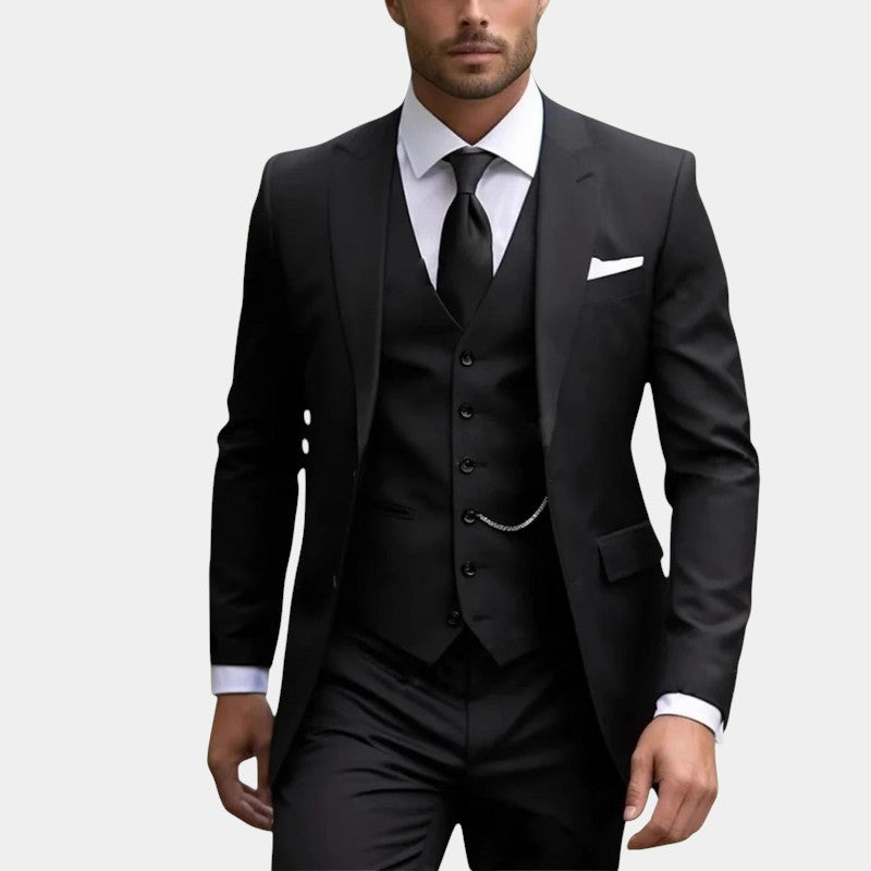 Men’s Suit Blazer With Waistcoat Detail