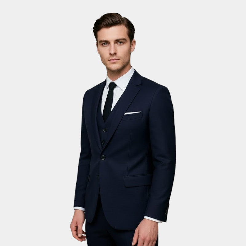 Men’s Three Piece Suit With Slim Fit