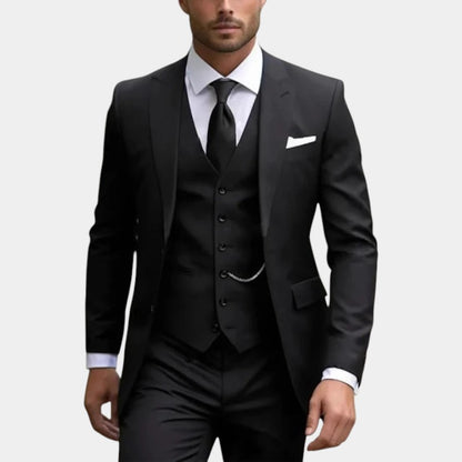 Men’s Three Piece Suit With Waistcoat Detail