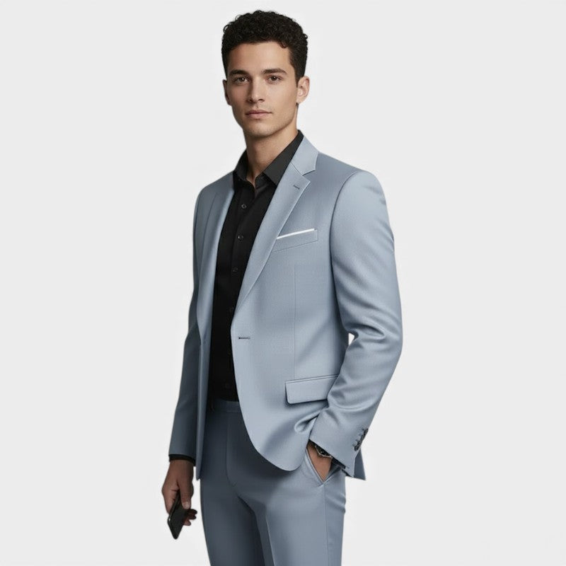 Men’s Two Piece Suit With Slim Fit