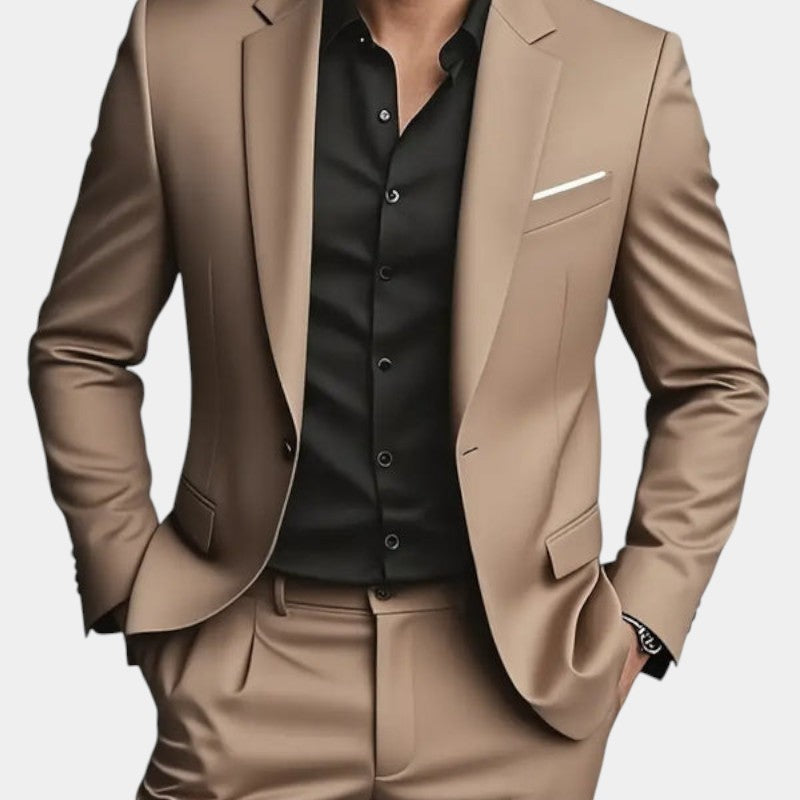 Men’s Two Piece Suit With Slim Fit
