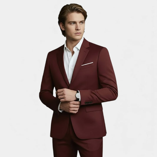 Men’s Two Piece Suit With Slim Fit
