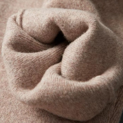 Men’s Wool Lounge Set With Zip Cardigan and Drawstring Trousers