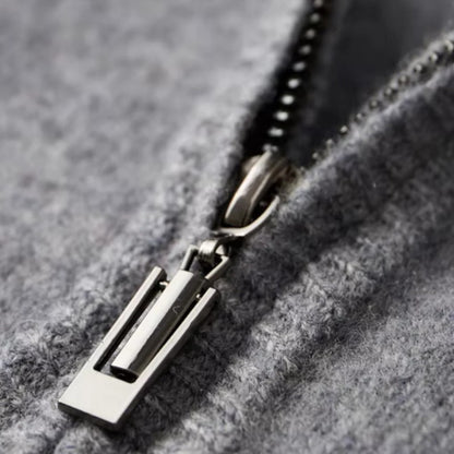 Men’s Wool Lounge Set With Zip Cardigan and Drawstring Trousers