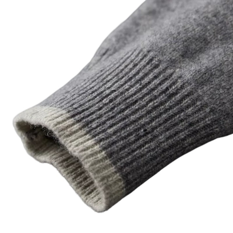 Men’s Wool Lounge Set With Zip Cardigan and Drawstring Trousers