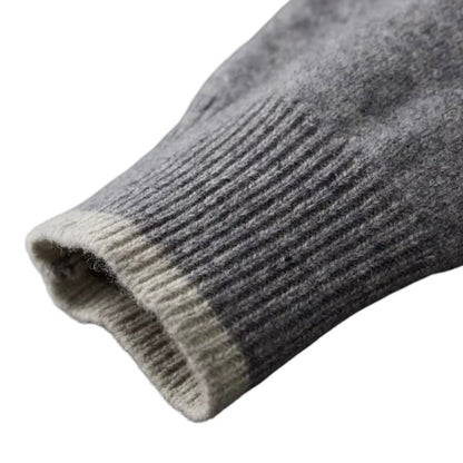 Men’s Wool Lounge Set With Zip Cardigan and Drawstring Trousers