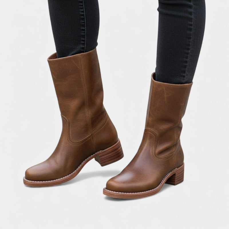 Women’s Knee High Boots With Block Heel